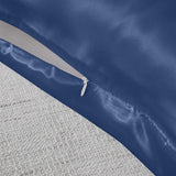 NNEDSZ Comfort Pure Silk Pillow Case 100% Mulberry Silk Hypoallergenic Pillowcase 51 x 76 cm Navy