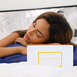 NNEDSZ Comfort Pure Silk Pillow Case 100% Mulberry Silk Hypoallergenic Pillowcase 51 x 76 cm Navy