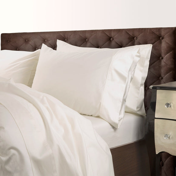 NNEDSZ Comfort 1000 Thread Count Cotton Blend Quilt Cover Set Premium Hotel Grade King Pebble