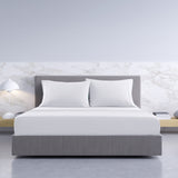 NNEDSZ Comfort 1000TC Hotel Grade Bamboo Cotton Sheets Pillowcases Set Ultrasoft Queen White