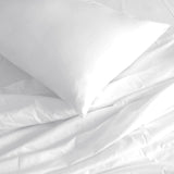 NNEDSZ Comfort 1000TC Hotel Grade Bamboo Cotton Sheets Pillowcases Set Ultrasoft Queen White