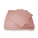 NNEDSZ Comfort 1000TC Hotel Grade Bamboo Cotton Sheets Pillowcases Set Ultrasoft Queen Blush