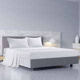 NNEDSZ Comfort 1000TC Hotel Grade Bamboo Cotton Sheets Pillowcases Set Ultrasoft King White