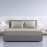 NNEDSZ Comfort 1000TC Hotel Grade Bamboo Cotton Sheets Pillowcases Set Ultrasoft King Dove
