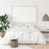 NNEDSZ 1000 Thread Count Hotel Grade Bamboo Cotton Quilt Cover Pillowcases Set Queen White