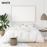 NNEDSZ 1000 Thread Count Hotel Grade Bamboo Cotton Quilt Cover Pillowcases Set King White