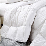 NNEDSZ Comfort 500GSM Plush Duck Feather Down Quilt Ultra Warm Soft - All Seasons Super King White