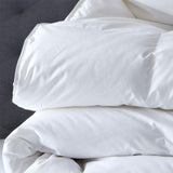 NNEDSZ Comfort 500GSM Plush Duck Feather Down Quilt Ultra Warm Soft - All Seasons Super King White