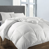NNEDSZ  Comfort 500GSM Wool Blend Quilt Premium Hotel Grade with 100% Cotton Cover - Single - White