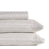 NNEDSZ  Comfort 1200 Thread Count Damask Cotton Blend 3 Piece Combo Sheet Set - King - Silver