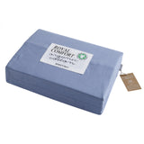 NNEDSZ Comfort 250TC Organic 100% Cotton Sheet Set 4 Piece Luxury Hotel Style Double Indigo