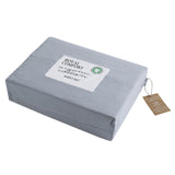 NNEDSZ Comfort 250TC Organic 100% Cotton Sheet Set 4 Piece Luxury Hotel Style Double Graphite