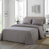 NNEDSZ Comfort 1200 Thread Count Sheet Set 4 Piece Ultra Soft Satin Weave Finish King Charcoal