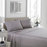 NNEDSZ Comfort 1200 Thread Count Sheet Set 4 Piece Ultra Soft Satin Weave Finish King Charcoal