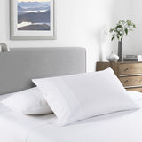 NNEDSZ Comfort 2000 Thread Count Bamboo Cooling Sheet Set Ultra Soft Bedding Single White