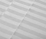 NNEDSZ Comfort 1200TC Sheet Set Damask Cotton Blend Ultra Soft Sateen Bedding Queen White