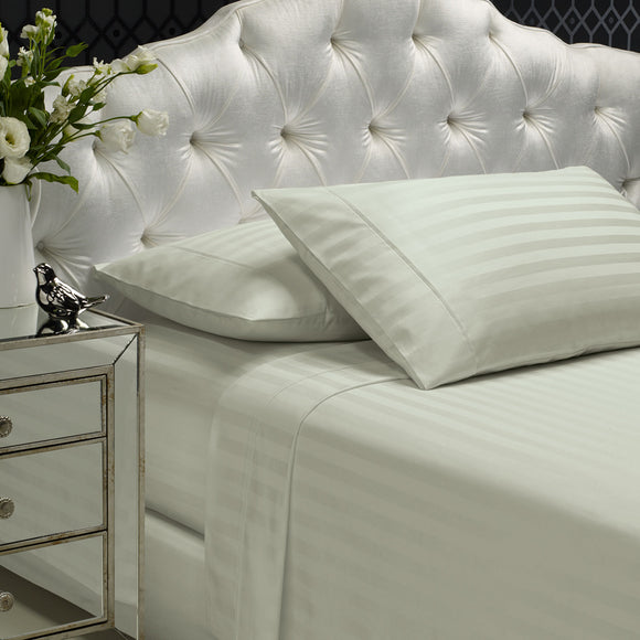 NNEDSZ Comfort 1200TC Sheet Set Damask Cotton Blend Ultra Soft Sateen Bedding Queen Silver