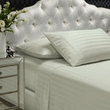 NNEDSZ Comfort 1200TC Sheet Set Damask Cotton Blend Ultra Soft Sateen Bedding Queen Silver