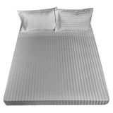 NNEDSZ Comfort 1200TC Sheet Set Damask Cotton Blend Ultra Soft Sateen Bedding Queen Silver