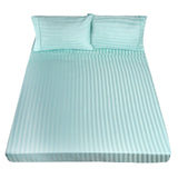 NNEDSZ  Comfort 1200TC Soft Sateen Damask Stripe Cotton Blend Sheet Pillowcase Set