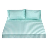 NNEDSZ  Comfort 1200TC Soft Sateen Damask Stripe Cotton Blend Sheet Pillowcase Set