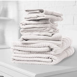 NNEDSZ Comfort Eden Egyptian Cotton 600GSM 8 Piece Luxury Bath Towels Set 8 Piece White