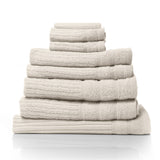 NNEDSZ Comfort Eden Egyptian Cotton 600GSM 8 Piece Luxury Bath Towels Set 8 Piece Beige
