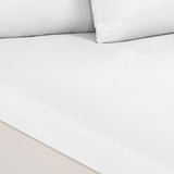 NNEDSZ Comfort 1500 Thread Count Cotton Rich Sheet Set 3 Piece Ultra Soft Bedding Double White