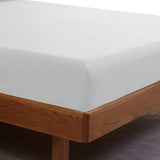 NNEDSZ Comfort 1500 Thread Count Cotton Rich Sheet Set 3 Piece Ultra Soft Bedding Double White
