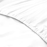 NNEDSZ Comfort 1500 Thread Count Cotton Rich Sheet Set 3 Piece Ultra Soft Bedding Double White