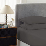 NNEDSZ Comfort 1500 Thread Count Cotton Rich Sheet Set 3 Piece Ultra Soft Bedding Double Stone