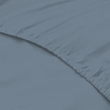 NNEDSZ Comfort 1500 Thread Count Cotton Rich Sheet Set 3 Piece Ultra Soft Bedding Double Indigo