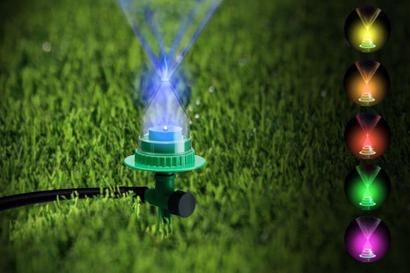 NNEDSZ and Extremely Cool Led Water Sprinkler Perfect for Gardens and Lawns  Multi-Coloured