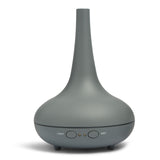 NNEDSZ Oil Diffuser Ultrasonic Humidifier Aromatherapy LED Light 200ML 3 Oils 15 x 15 x 20cm Matte Grey