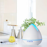 NNEDSZ Oils Ultrasonic Aromatherapy Diffuser Air Humidifier Purify 400ML  White