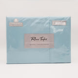 NNEDSZ Taylor 1500 Thread Count Pure Soft Cotton Blend Flat & Fitted Sheet Set King Mist