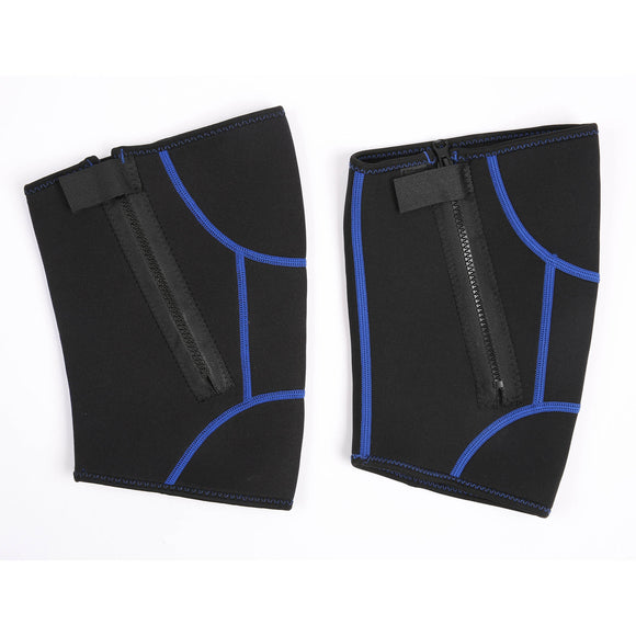 NNEDSZ Industries Neoprene Zip Knee Support Pain Relief Brace Sports - Unisex  Black, Blue
