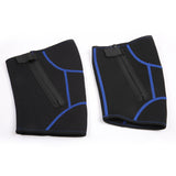 NNEDSZ Industries Neoprene Zip Knee Support Pain Relief Brace Sports - Unisex  Black, Blue