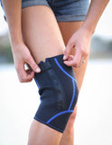 NNEDSZ Industries Neoprene Zip Knee Support Pain Relief Brace Sports - Unisex  Black, Blue