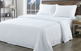 NNEDSZ Comfort Bamboo Blend Sheet Set 1000TC and Bamboo Pillows 2 Pack Ultra Soft Queen White
