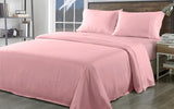 NNEDSZ Comfort Bamboo Blend Sheet Set 1000TC and Bamboo Pillows 2 Pack Ultra Soft King Blush