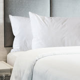 NNEDSZ  Comfort 1800GSM Duck Feather Down Topper And 1000GSM 2 Duck Pillows Set - King Single - White