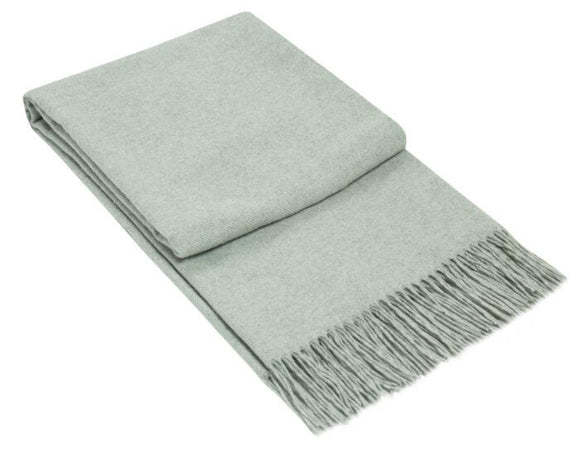NNEDSZ Throw - Fine Wool Blend - Light Grey