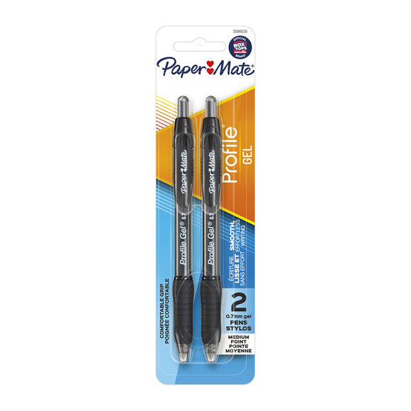NNEDSZ PAPER MATE Profile Pen 0.7 Black Pack 2 Box of 6