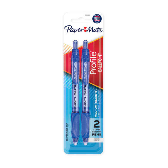 NNEDSZ PAPER MATE Profi RT 1.0 Ball Pen Blu Pack 2 Box of 6