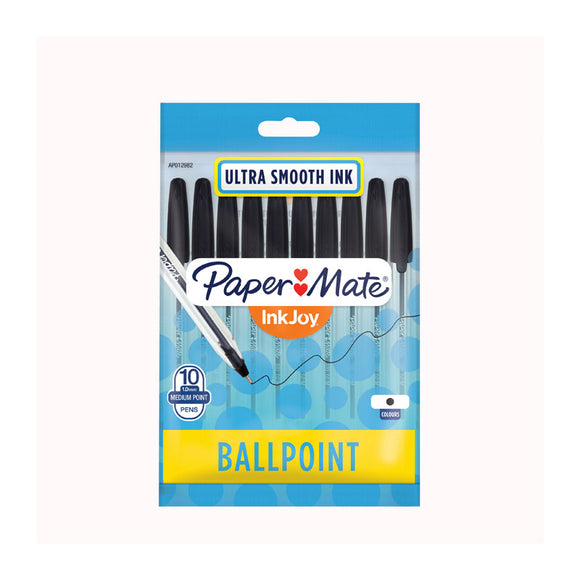 NNEDSZ PAPER MATE Inkjoy100ST Ball Pen BlackPack 10 Box of 12