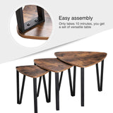 NNEDSZ  Nesting Coffee Table Set of 3