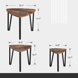 NNEDSZ  Nesting Coffee Table Set of 3