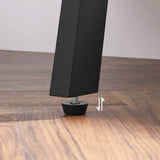 NNEDSZ  Nightstand Stackable End Table Wood Look Accent Furniture Metal Frame