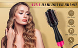 NNEDSZ -Step Hair Dryer Negative Ion Anti-Frizz Blowout for Drying,Straightening, Curling and Volumizer (AU Plug)